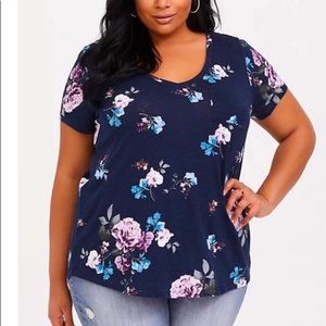 Classic Heritage Slub Floral Tee